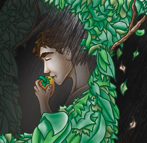 adam eating the fruit from the tree of knowledge of good and evil