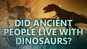 Did ancient people live with dinosaurs?