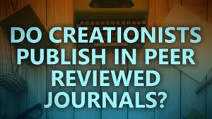 Do creationists publish in peer-reviewed journals?