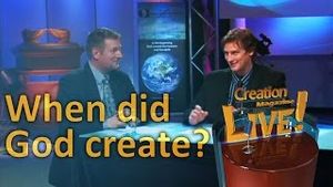 When did God create?