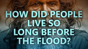 How did people live so long before the flood?