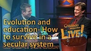 Evolution and education- How to survive in a secular system 
