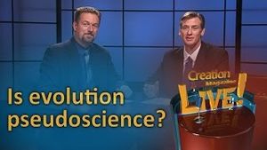 Is evolution pseudoscience? 