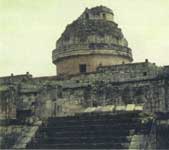 Ruins of an ancient Mayan astronomical observatory