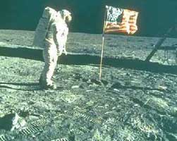 The Apollo moon landing