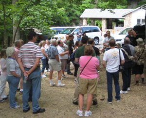 Dr Emil Silvestru conducted geology excursions for attendees.